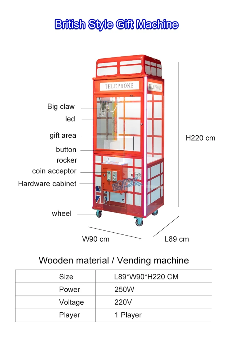 British style gift machine 2 British style gift machine 2