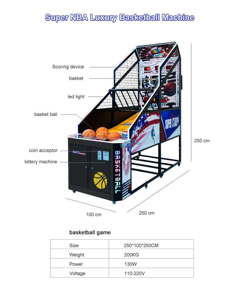 Super NBA Luxury Basketball Machine 2 Super NBA Luxury Basketball Machine 2