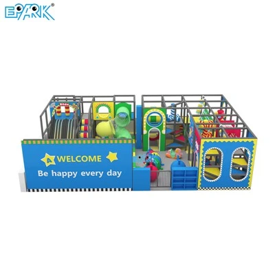 Πολύχρωμο 80μ² Trampoline Park For Kids Indoor Play